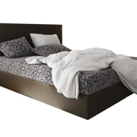 Čalúnená posteľ boxspring LILA 2, 90x200, flowes 83/sioux hnedá, ľavá -  - 0