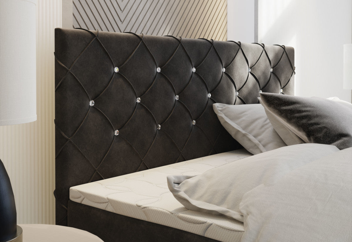 Čalúnená posteľ boxspring MANDI - DETAIL - 2