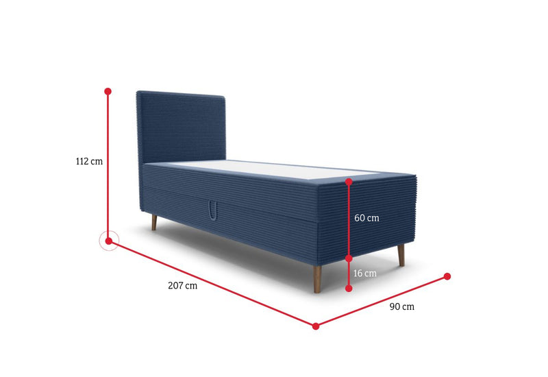 Čalúnená posteľ boxspring NARA comfort 2 - ROZMEROVKA - 1
