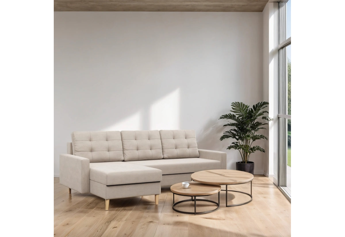 Rohová rozkladacia sedačka BLANK - ARANZ - 6