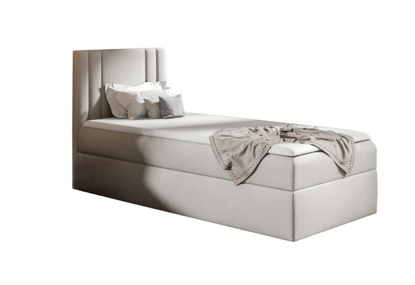 Čalúnená posteľ boxspring CARMEN MINI + topper, 100x200, riviera 21 -  - 0