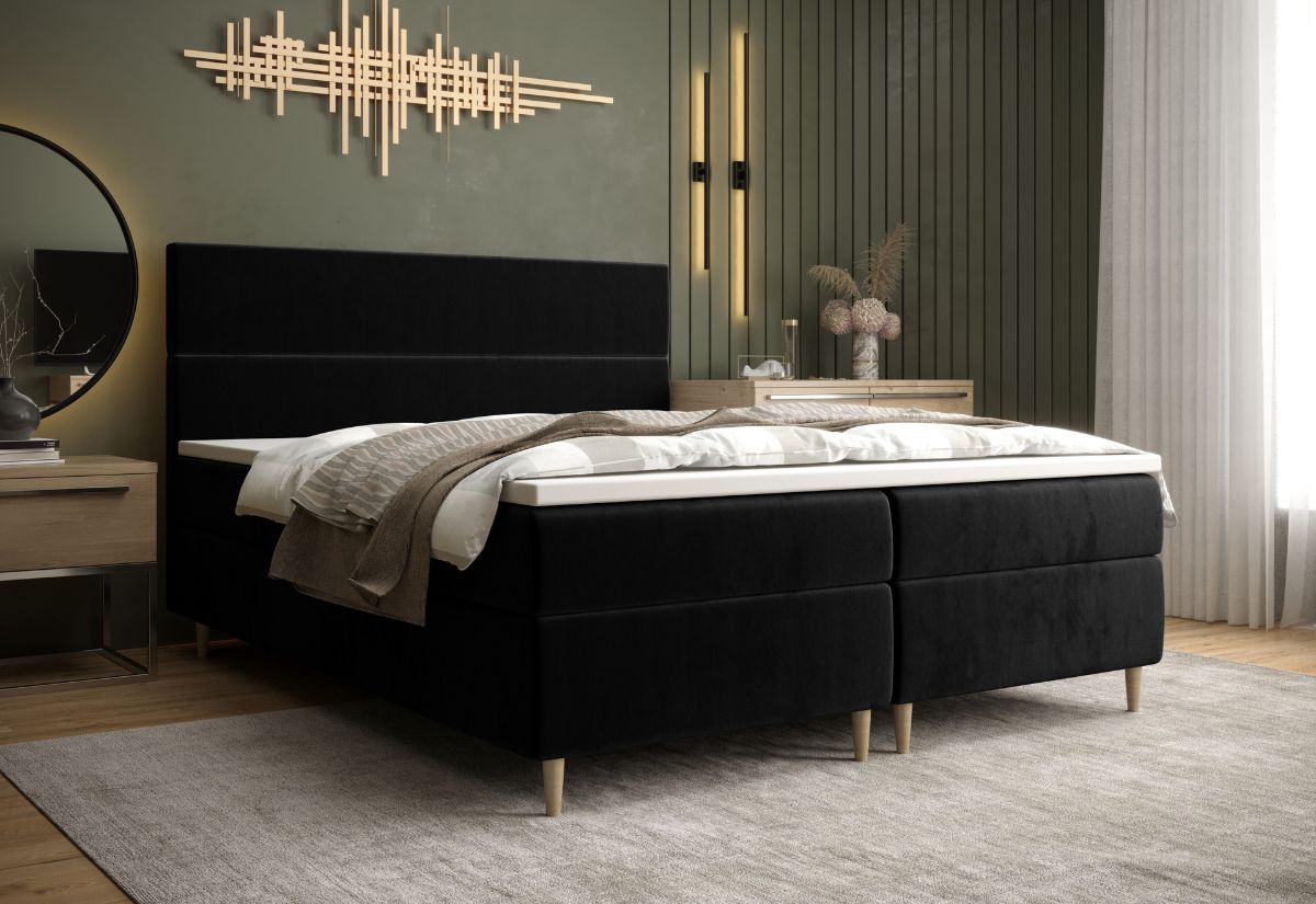 Čalúnená posteľ boxspring FLO - ARANZ - 1