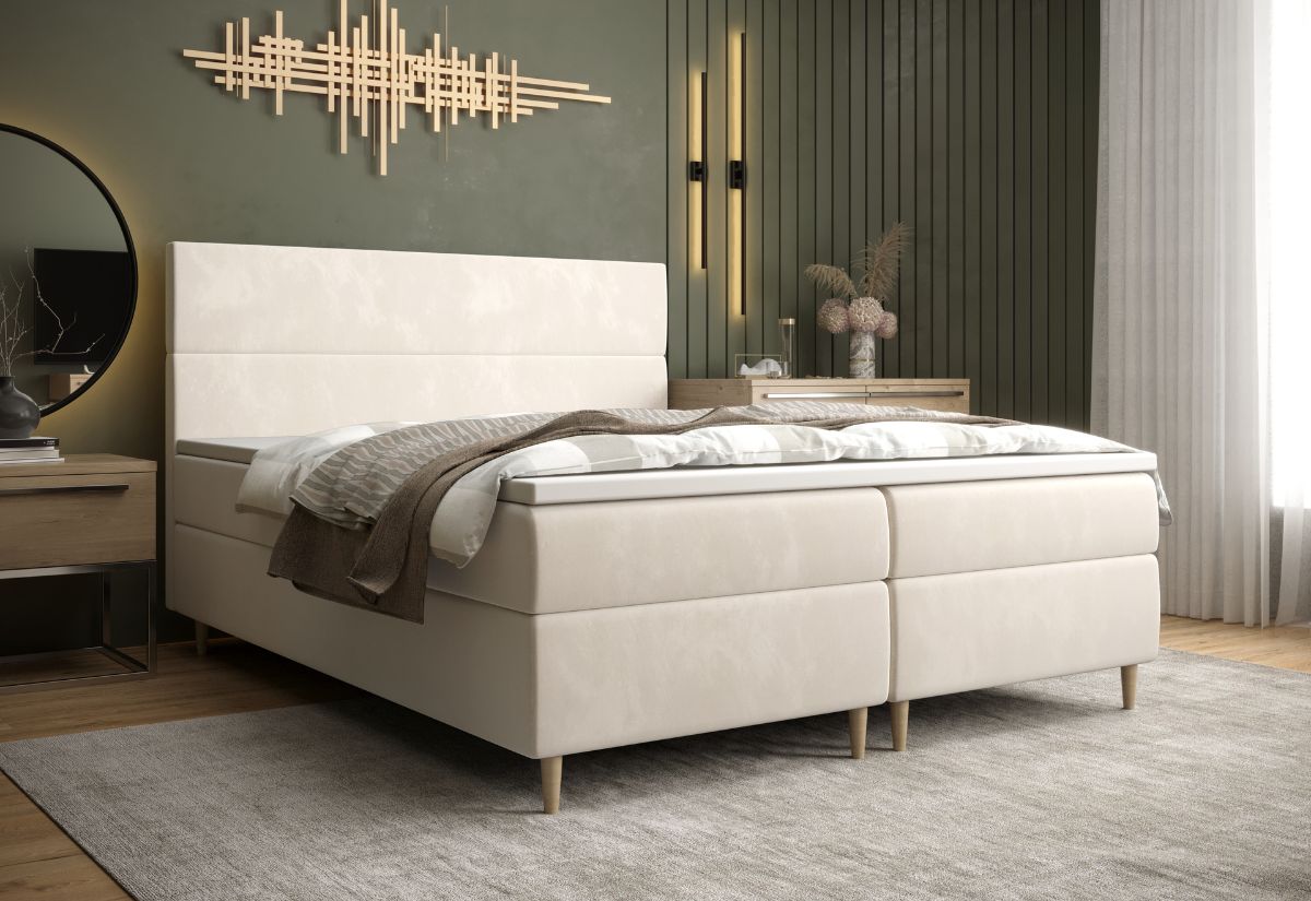 Čalúnená posteľ boxspring FLO - ARANZ - 3