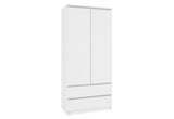 Skriňa S90, 90x180x51, biela -  - 0