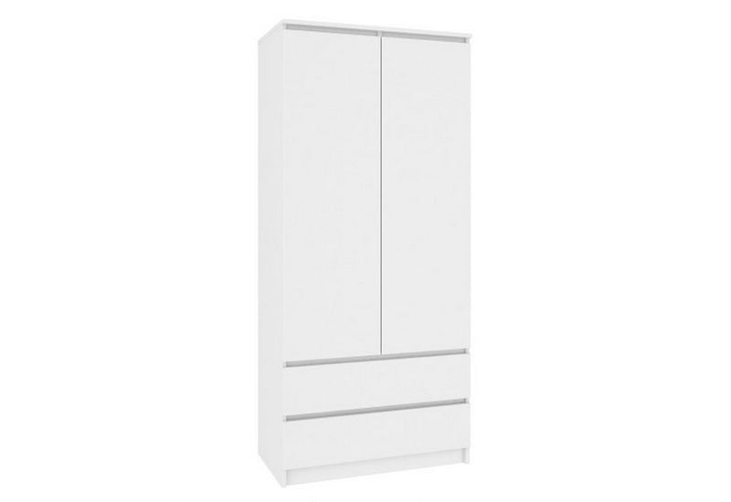 Skriňa S90, 90x180x51, biela -  - 0