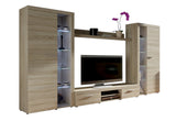 Obývacia stena RUMBA XL, 300x190x34, sonoma -  - 0