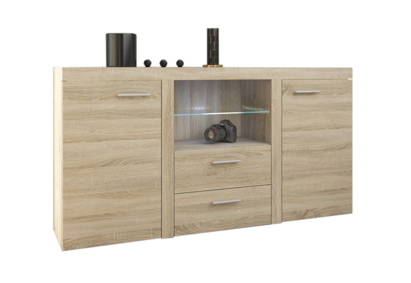Komoda RUMBA 2F 2S, 156x82x40, sonoma -  - 0
