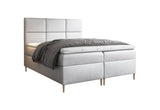 Čalúnená posteľ boxspring FAVA + topper, 120x200, jasmine 81 -  - 0