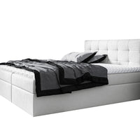Čalúnená posteľ boxspring ROCCO + topper, 200x200, jasmine 20 -  - 0