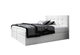 Čalúnená posteľ boxspring ROCCO + topper, 200x200, jasmine 20 -  - 0