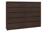 Komoda K160 10SZ, 160x121x40, wenge -  - 0