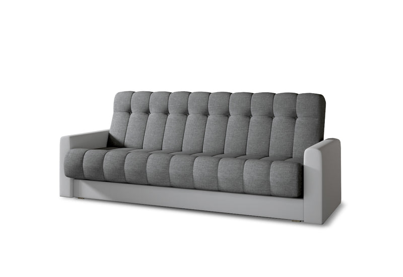 Rozkladacia čalúnená pohovka GARETT, 210x90x85, sawana 05/soft 17 -  - 0
