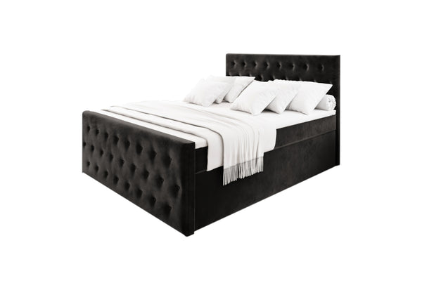 Čalúnená posteľ boxspring FONDI, 180x200, casablanca 16 -  - 0