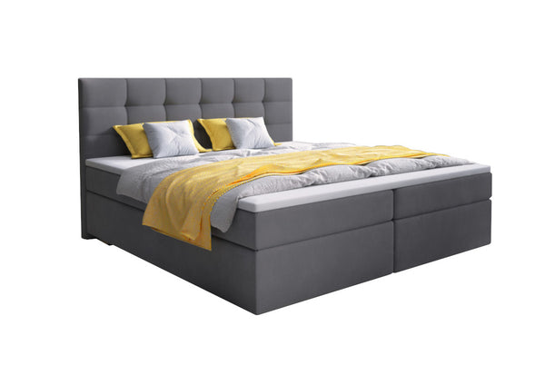 Čalúnená posteľ boxspring GLOS, 140x200, sawana 05 -  - 0
