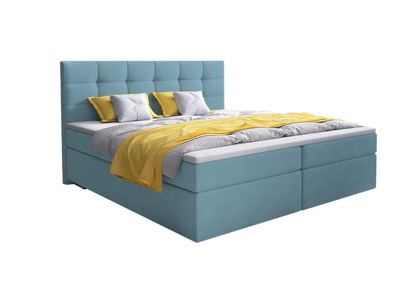 GLOS kárpitozott boxspring ágy, 160x200, cosmic 05 -  - 0