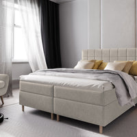 Čalúnená posteľ boxspring IBIZA, 140x200, inari 22 -  - 0