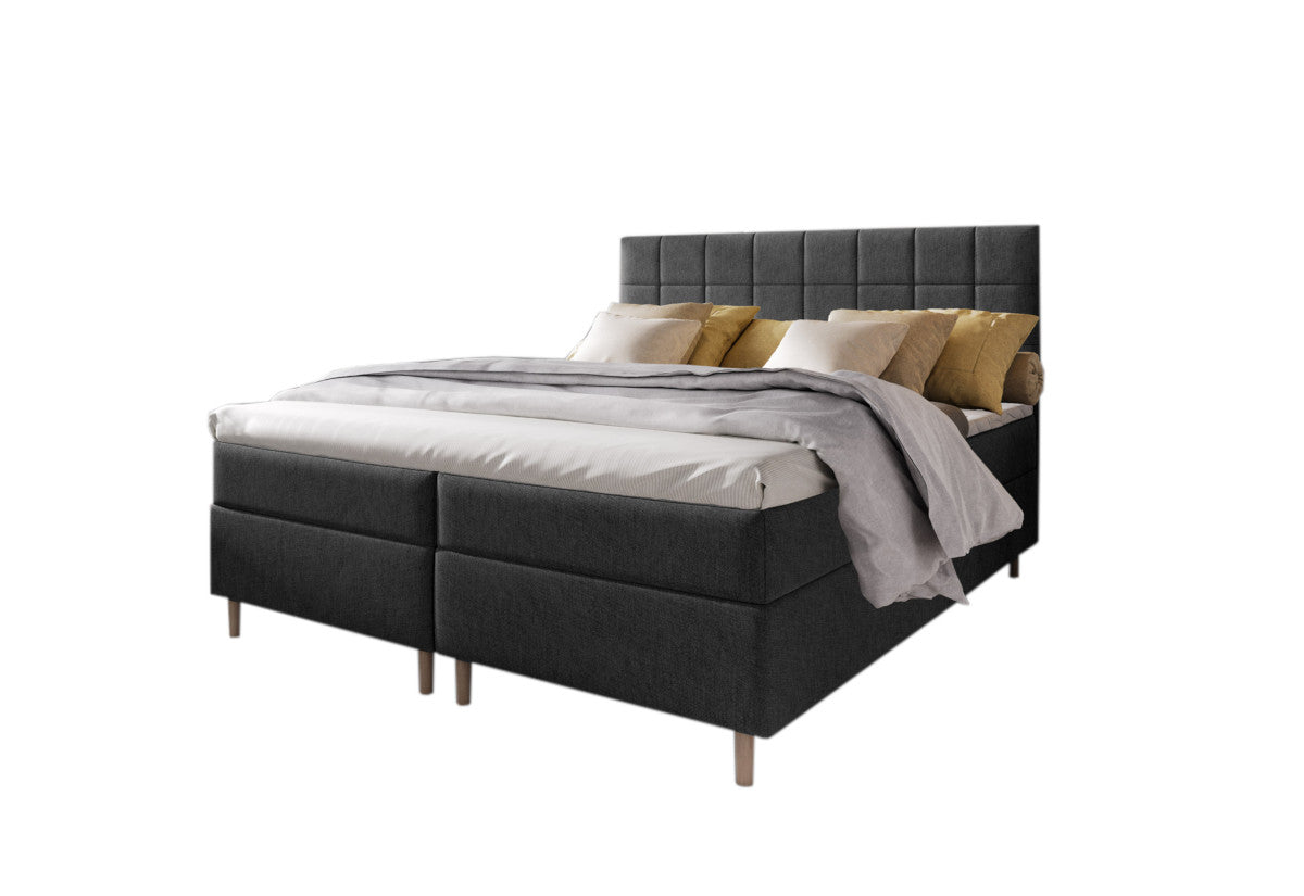 Čalúnená posteľ boxspring IBIZA, 140x200, inari 96 + topper -  - 0