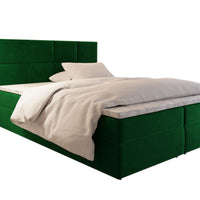 Čalúnená posteľ boxspring LENA, 140x200, kronos 19 + topper -  - 0