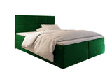 Čalúnená posteľ boxspring LENA, 140x200, kronos 19 + topper -  - 0