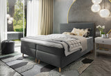Čalúnená posteľ boxspring SANTA, 160x200, kronos 15 + topper -  - 0
