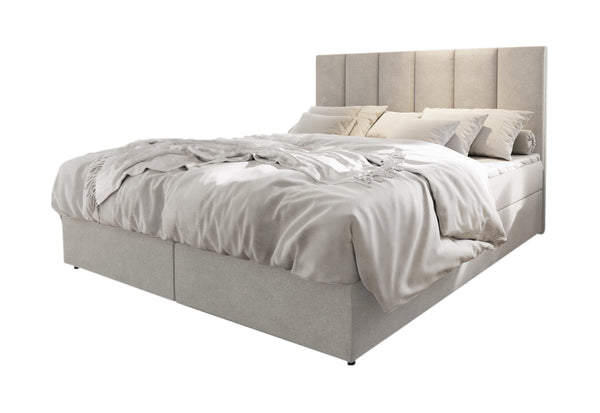 Čalúnená posteľ boxspring MERIL, 140x200, cosmic 10 -  - 0