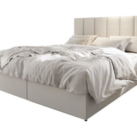 Čalúnená posteľ boxspring MERIL, 140x200, soft 17 -  - 0