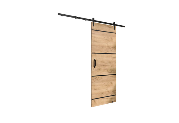 Posuvné dvere LOFTIKO IV + Systém tichého zatvárania, 90x204, dub kraft zlatý -  - 0
