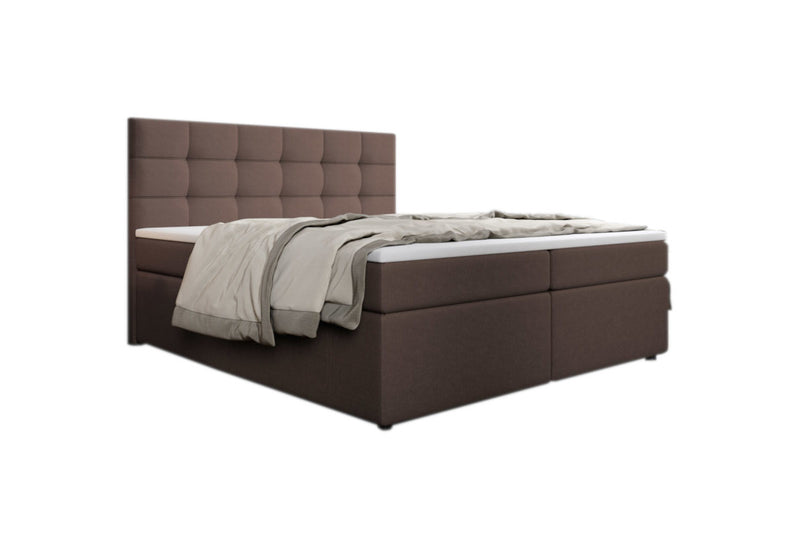 Čalúnená posteľ boxspring PALMA + topper, 140x200, inari 24 -  - 0