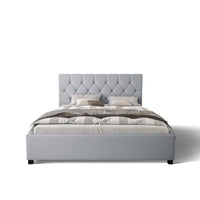 Čalúnená posteľ SWIFT + matrace + rošt, 160x200, sioux grey -  - 0