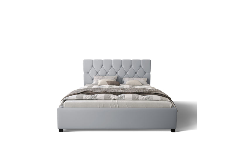 Čalúnená posteľ SWIFT + matrace + rošt, 160x200, sioux grey -  - 0