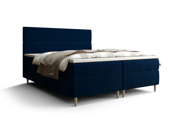 Čalúnená posteľ FLO + topper, 140x200, itaka 11 -  - 0