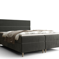 Čalúnená posteľ FLO + topper, 140x200, itaka 27 -  - 0