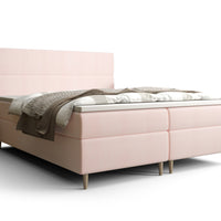 Čalúnená posteľ FLO + topper, 140x200, itaka 58 -  - 0