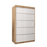 Posuvná skriňa VERONA 1 120, 120x200x62, dub artisan/biela -  - 0