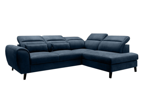 Rohová sedacia súprava NOBLE, 255x83-100x201, nube 40, pravá -  - 0