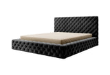 Čalúnená posteľ PRINCCE + rošt + matrac COMFORT, 140x200, lukso 10 -  - 0