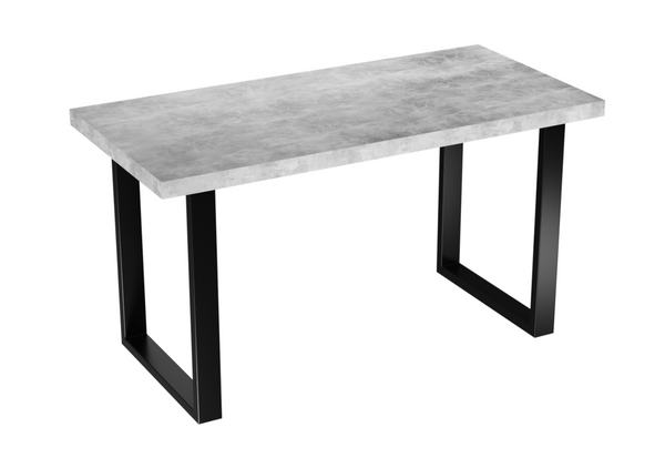 Jedálenský stôl VINI, 120x60x75, svetlý betón -  - 0