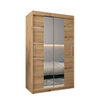 Šatníková skriňa VERONA 4, 120x200x62, dub artisan -  - 0