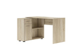 Písací stôl SAULO, 120x75,3x91, dub sonoma -  - 0