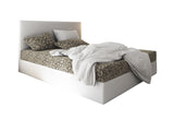 Čalúnená posteľ boxspring LILA, 160x200, flowers 48/sioux biela -  - 0