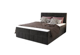 Čalúnená posteľ boxspring BAHAMA, 180x200, monolith 97 -  - 0