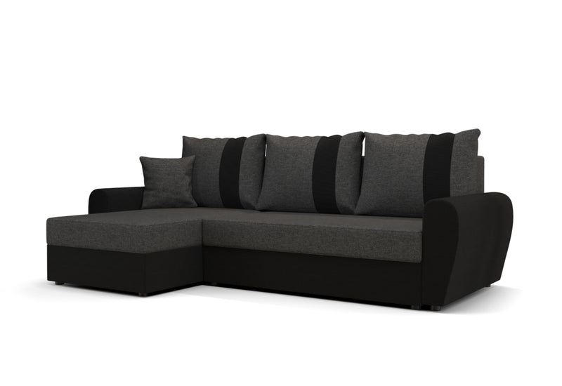 Rohová rozkladacia sedačka DAVOS, 230x89x140, sawana 05/sawana 14 -  - 0