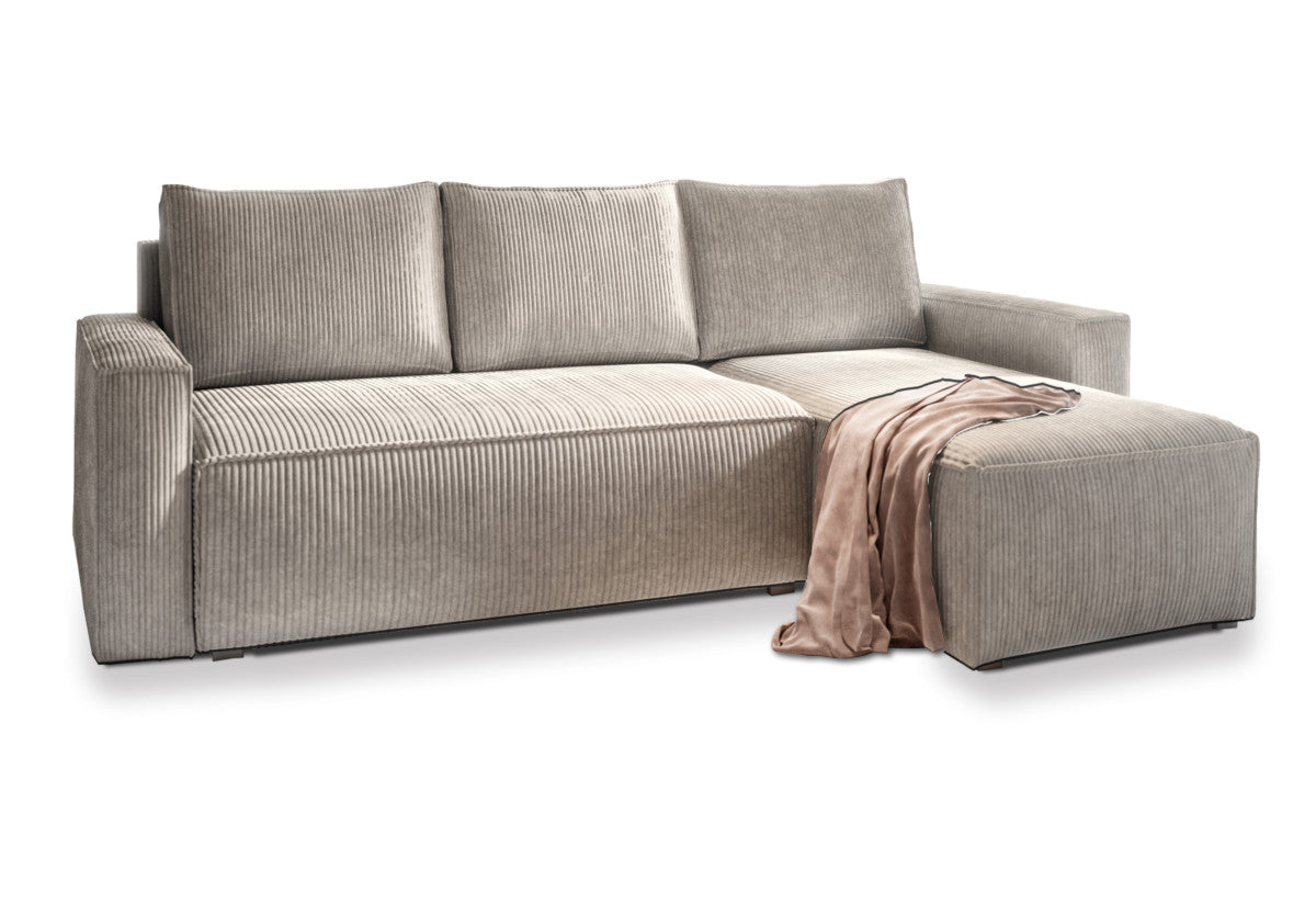 Rohová rozkladacia sedačka SMART, 237x90x140, poso 100 -  - 0