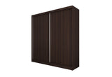 Posuvná šatníková skriňa GLADKA, 200x216x61, wenge -  - 0