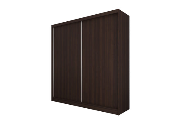 Posuvná šatníková skriňa GLADKA, 200x216x61, wenge -  - 0