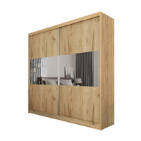 Posuvná šatníková skriňa ROSANA, 200x216x61, dub sonoma -  - 0