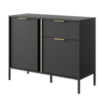 Komoda LARS, 103,3x81,4x39,5, antracit -  - 0