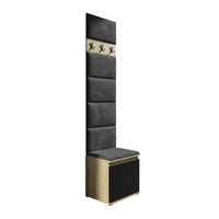 Predsieňová zostava EMI 7, 50x215x40, dub artisan/černá/trinity 15 -  - 0