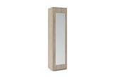 Šatníková skriňa AVA 45 so zrkadlom, 45x225x40, dub sonoma -  - 0
