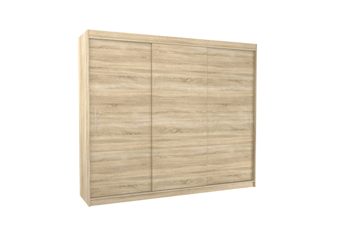 Šatníková skriňa ANTOS 250, 250x215x58, dub sonoma -  - 0